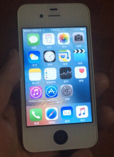 网友50元收个iPhone4s，主屏显示已停用！刷机之后居然复活了！